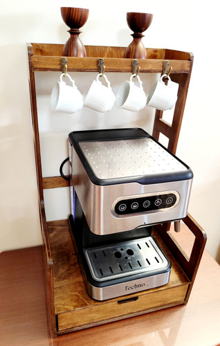 کافی بار چوبی کشو دار