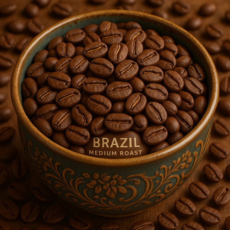 دان قهوه برزیل عربیکا مدیوم رست