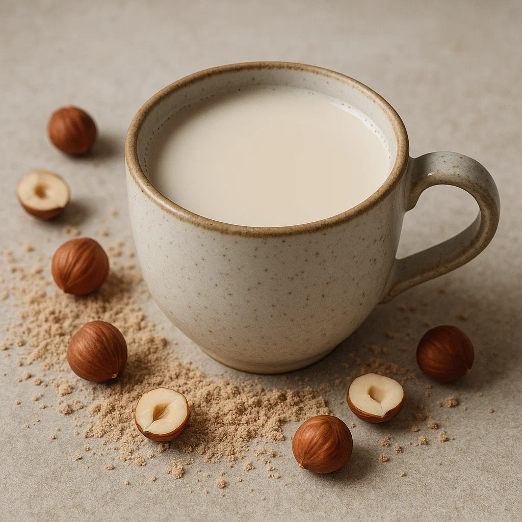 هات شیر فندق
